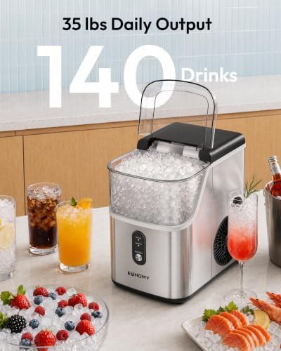 Stainless steel nugget ice maker machine — photo 3