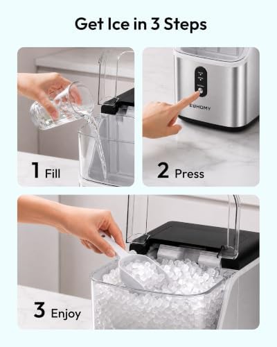 Stainless steel nugget ice maker machine — photo 5