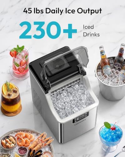 Clear ice cube maker 45lbs daily — photo 3