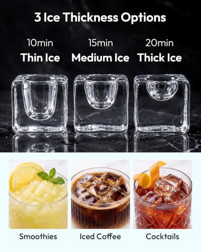 Clear ice cube maker 45lbs daily — photo 5