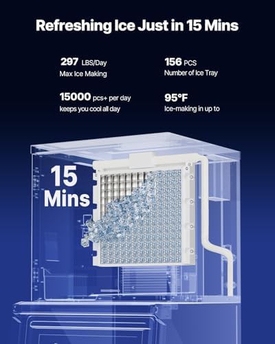 Commercial self cleaning ice maker with storage bin — photo 3