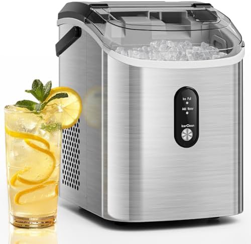 Portable Nugget Ice Maker with Handle