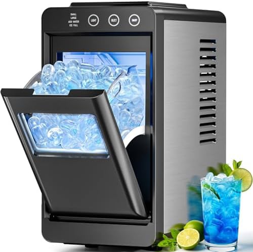 Matte Black Portable Ice Cube Maker