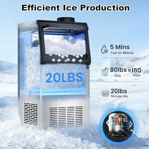 Undercounter nugget ice maker 80 lbs capacity — photo 4