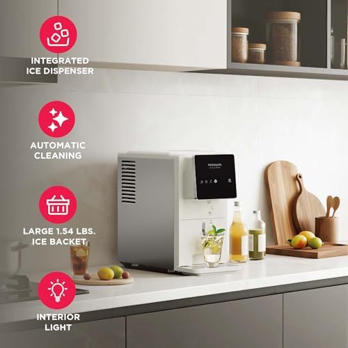 White touchscreen nugget ice machine 33 lbs — photo 4