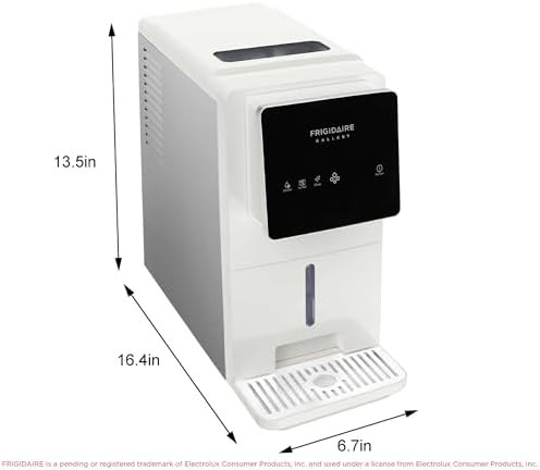 White touchscreen nugget ice machine 33 lbs — photo 5