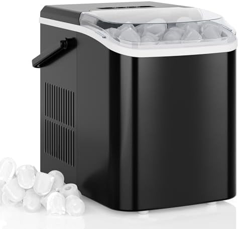 Compact Bullet Ice Machine with Handle
