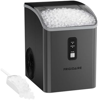 Gunmetal countertop nugget ice maker 33 lbs