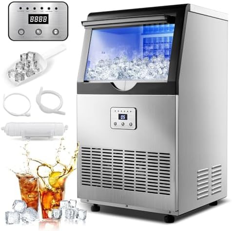 Undercounter Self Cleaning Ice Maker Machine