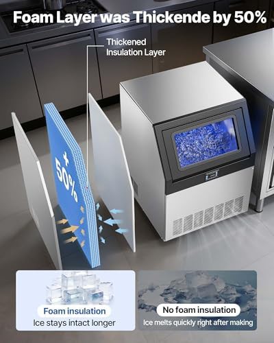 Freestanding Commercial Ice Maker with Self Cleaning — photo 3