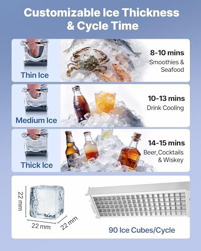 Freestanding Commercial Ice Maker with Self Cleaning — photo 4