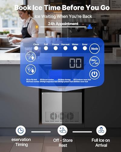 Freestanding Commercial Ice Maker with Self Cleaning — photo 5