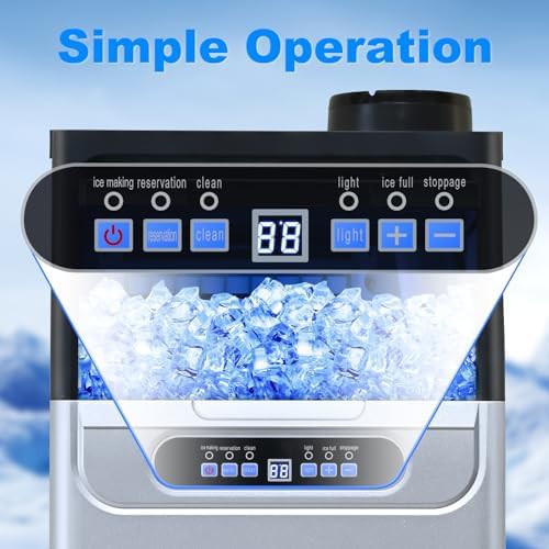 Countertop Cube Ice Maker with Self Cleaning — photo 4