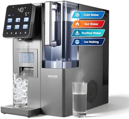 Countertop Ice Maker and Water Filter Dispenser