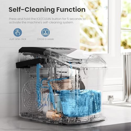 Compact Black Bullet Style Ice Machine — photo 3