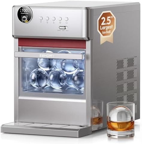 Smart clear ice ball maker with WiFi