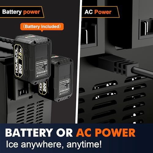 Cordless battery powered stainless ice maker — photo 3
