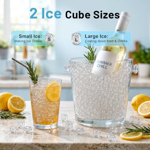 Cordless battery powered stainless ice maker — photo 4
