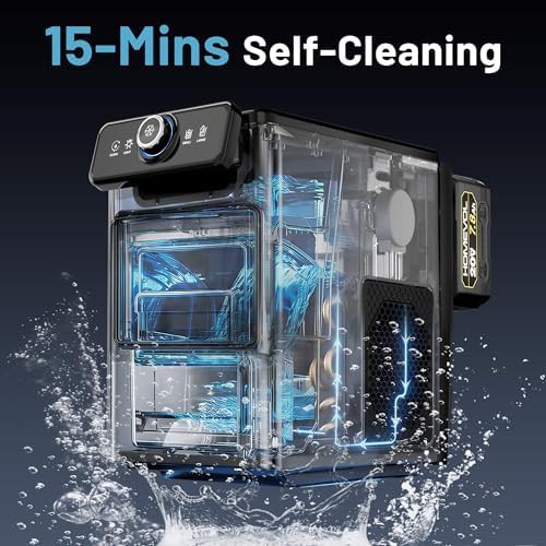 Cordless battery powered stainless ice maker — photo 5