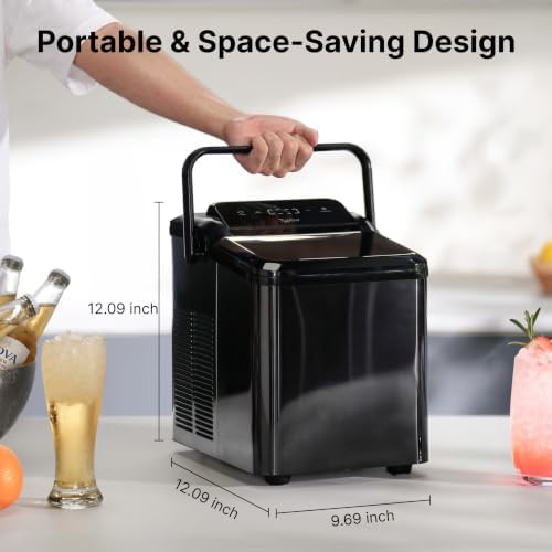 Silver Countertop Nugget Ice Maker Machine — photo 5