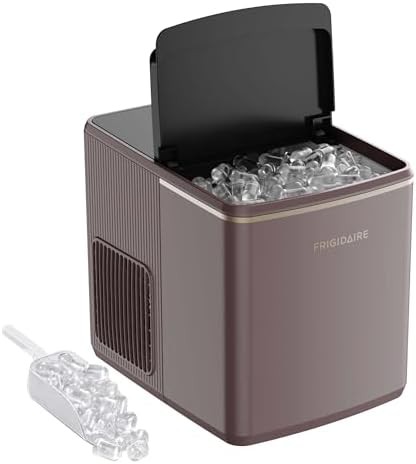 Mauve portable bullet ice machine 26 lbs