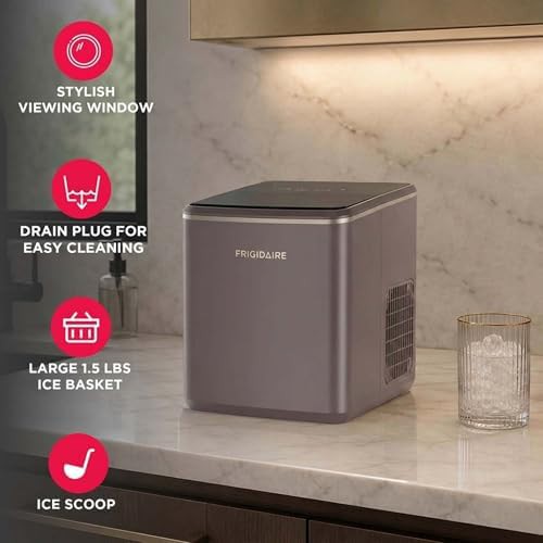 Mauve portable bullet ice machine 26 lbs — photo 3