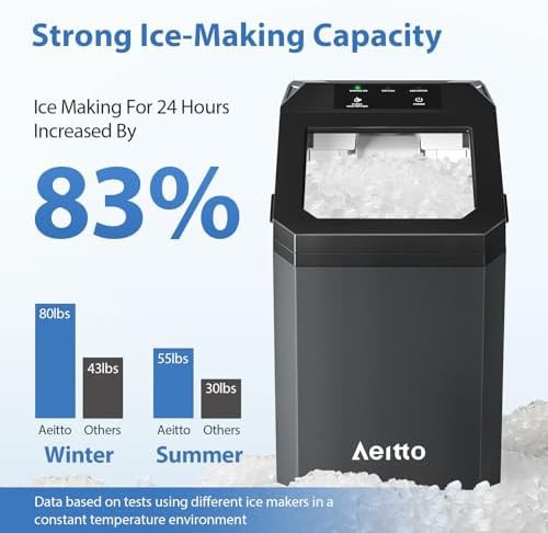 Stainless Steel Nugget Ice Maker Machine — photo 4