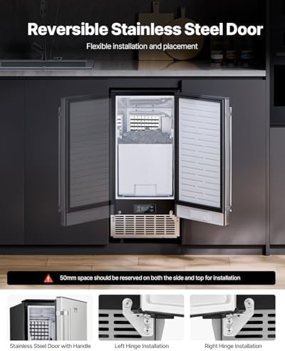 Undercounter Built-in Cube Ice Maker Machine — photo 3