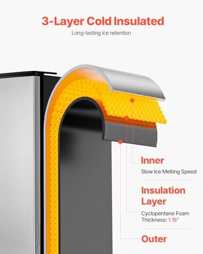 Undercounter Built-in Cube Ice Maker Machine — photo 4