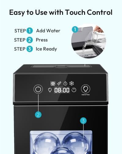 Clear ice ball maker with sphere timer — photo 5