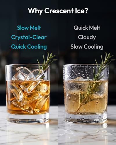 Crescent ice maker for whiskey and coffee — photo 4