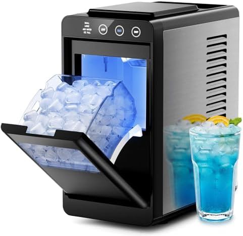 Portable Black Bullet Ice Maker 26lb