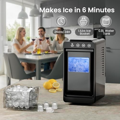 Portable Black Bullet Ice Maker 26lb — photo 5