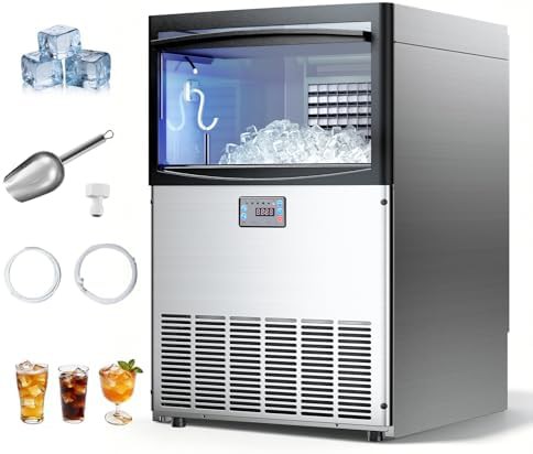 Undercounter Commercial Ice Maker with LED Display