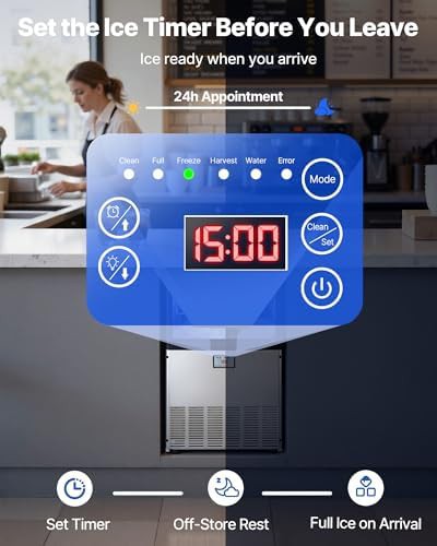 Undercounter Commercial Ice Maker with LED Display — photo 5