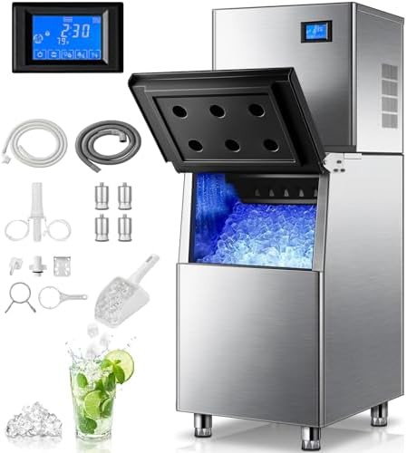 Heavy Duty Commercial Ice Maker with Bin