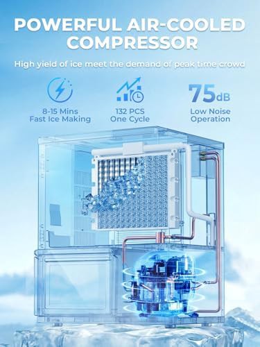 Heavy Duty Commercial Ice Maker with Bin — photo 3