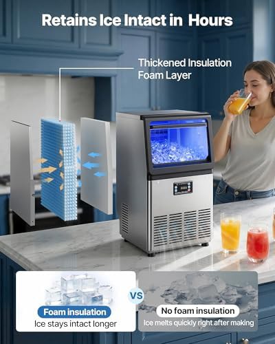 Commercial Countertop Ice Maker with 90 Pound Capacity — photo 3