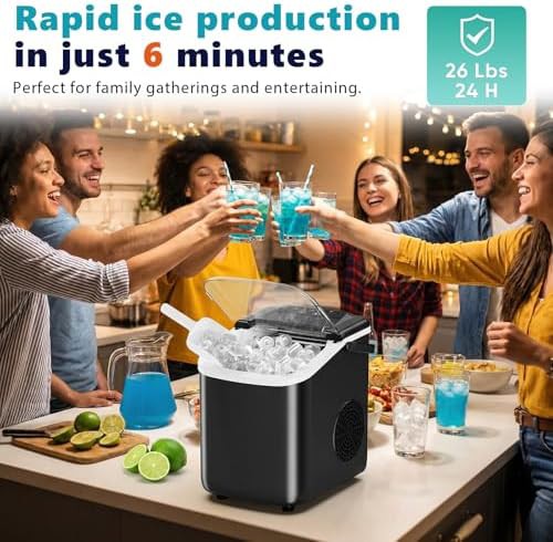 Compact Countertop Bullet Ice Machine — photo 5