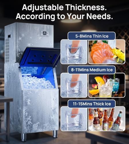 Commercial Stainless Steel Split Ice Maker — photo 5