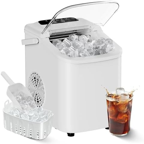 Self Cleaning Bullet Ice Maker for Home