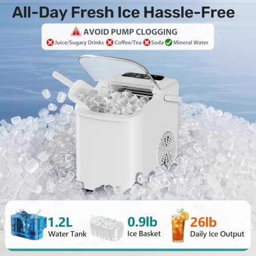 Self Cleaning Bullet Ice Maker for Home — photo 3