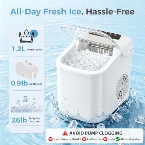 Portable Bullet Ice Machine with Carry Handle — photo 3