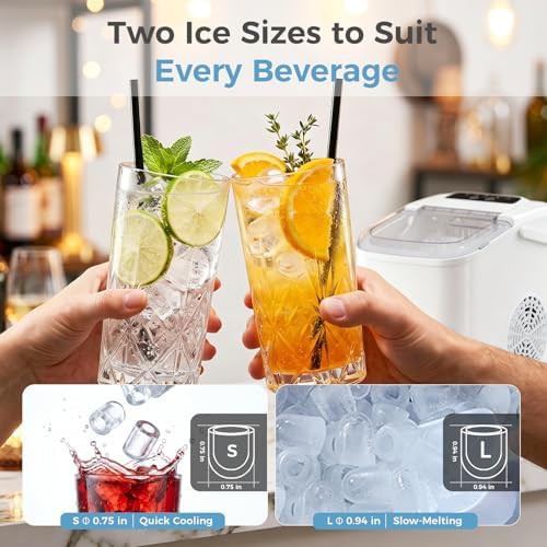 Portable Bullet Ice Machine with Carry Handle — photo 4