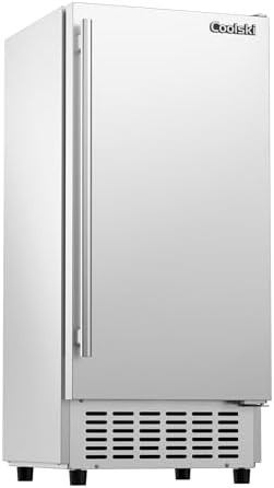 Commercial Stainless Undercounter Ice Maker 130 Lbs