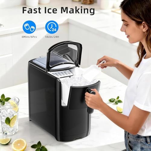 Slim Black Portable Bullet Ice Maker — photo 3