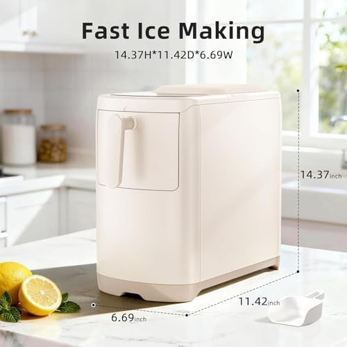 Slim White Portable Bullet Ice Maker — photo 5