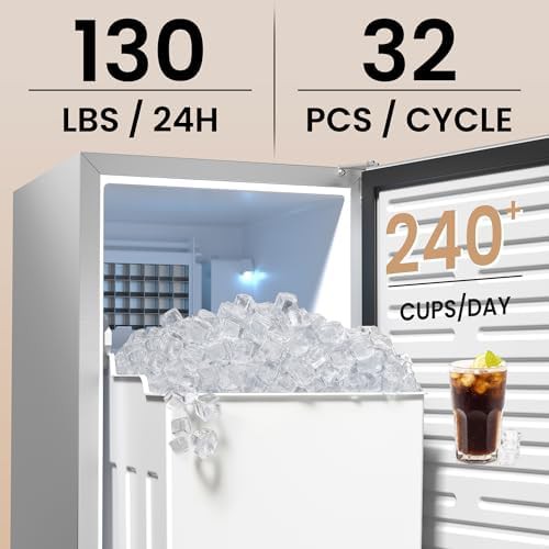 Undercounter Ice Maker with 130 Lbs Capacity — photo 3