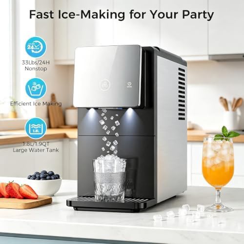 Nugget Ice Maker with Automatic Dispenser — photo 3