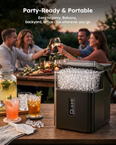 Nugget Ice Maker with Carry Handle — photo 4